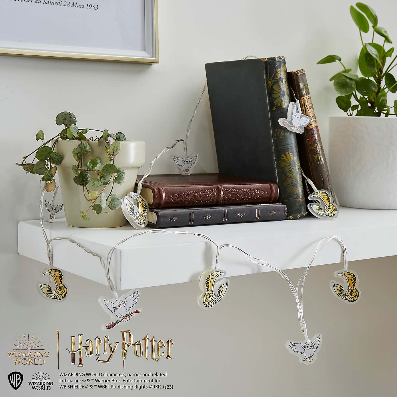 Harry Potter Hedwig & Snitch LED String Lights