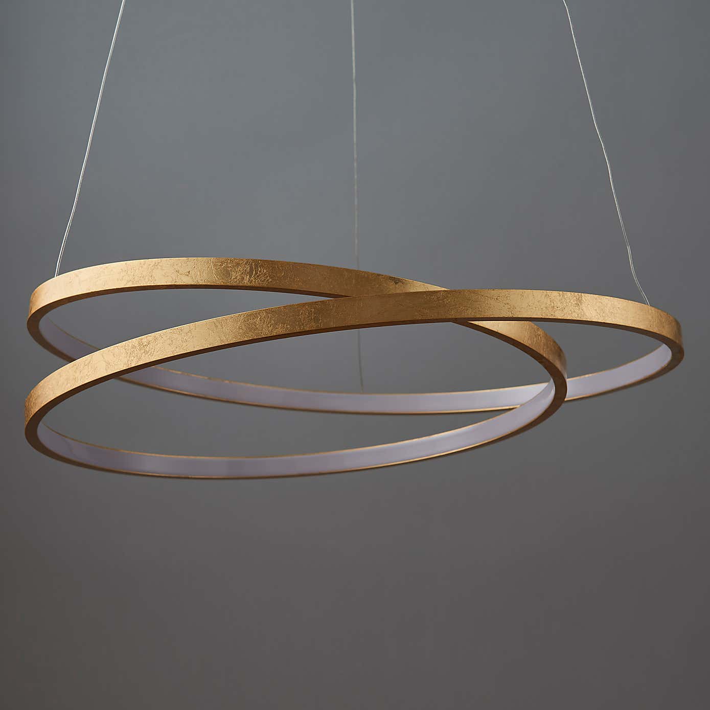 Vogue Scribble Integrated LED Gold Ceiling Fitting