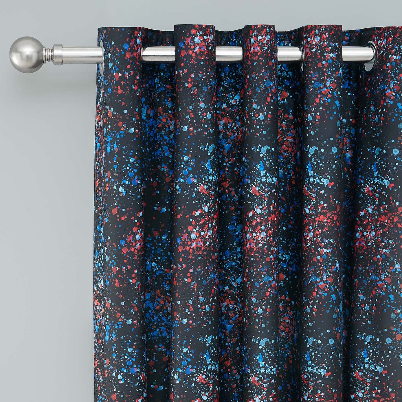 Football Graphic Boys Eyelet Curtains