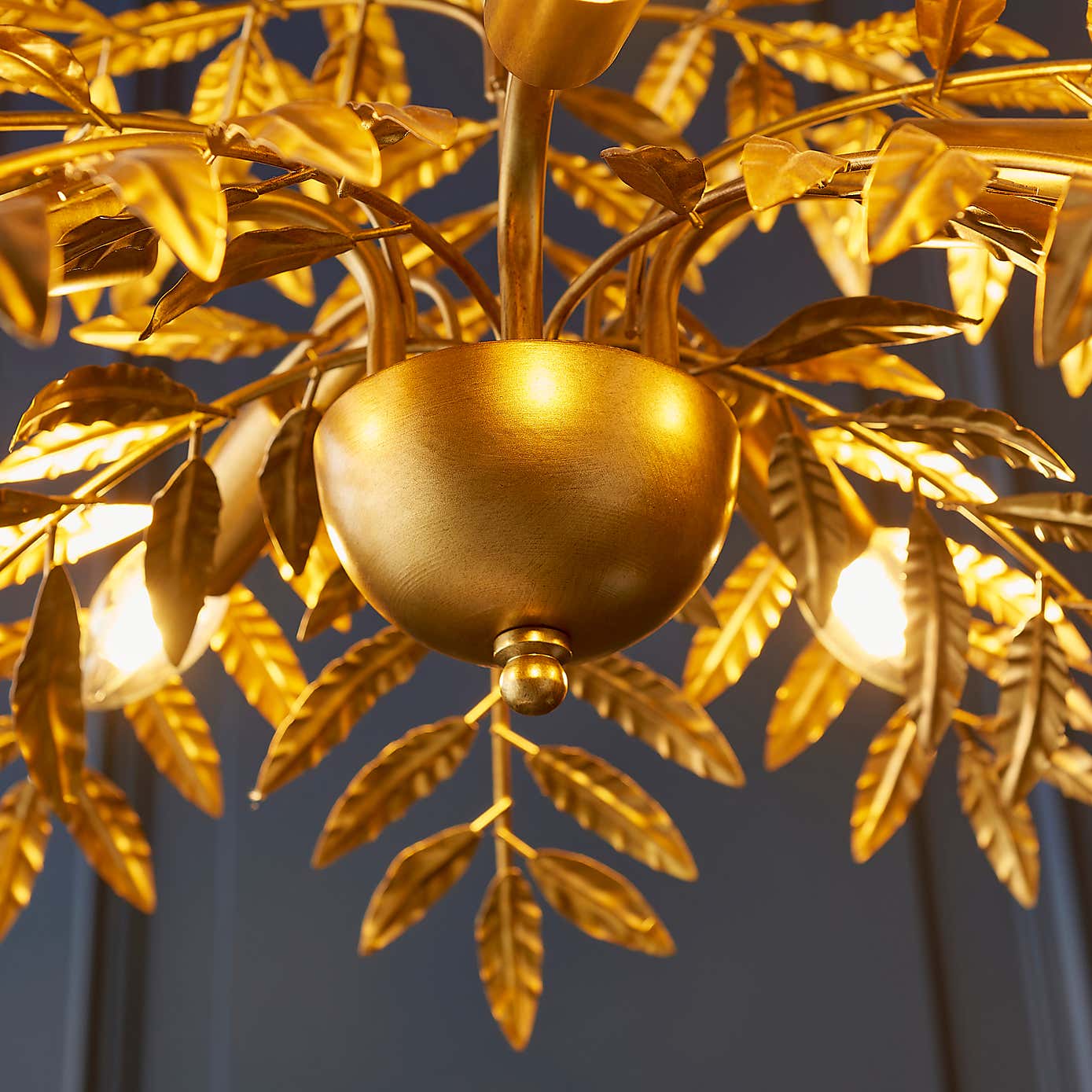 Return - Vogue Sago 5 Light Leaf Pendant Light
