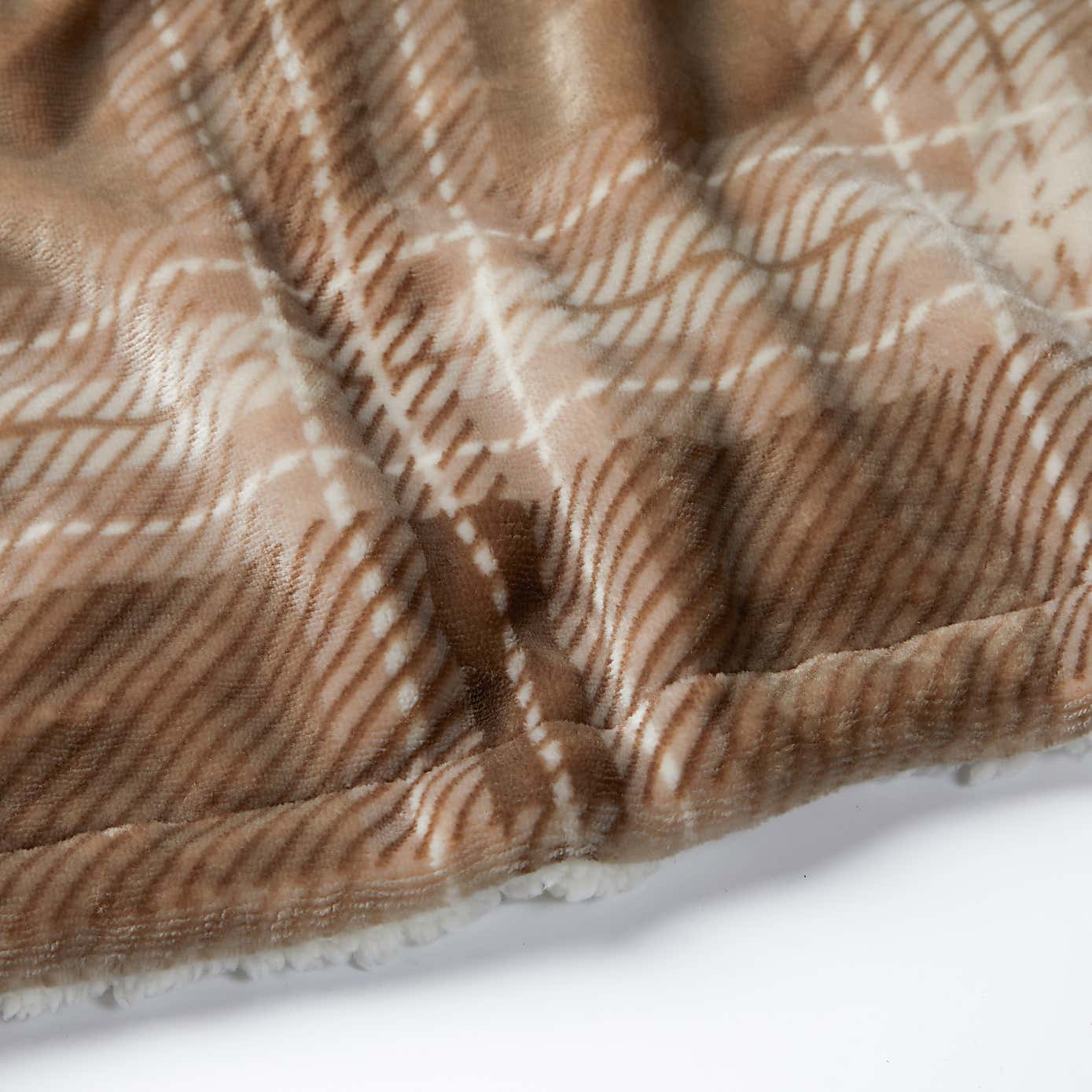 Check Sherpa 130cm x 180cm Throw