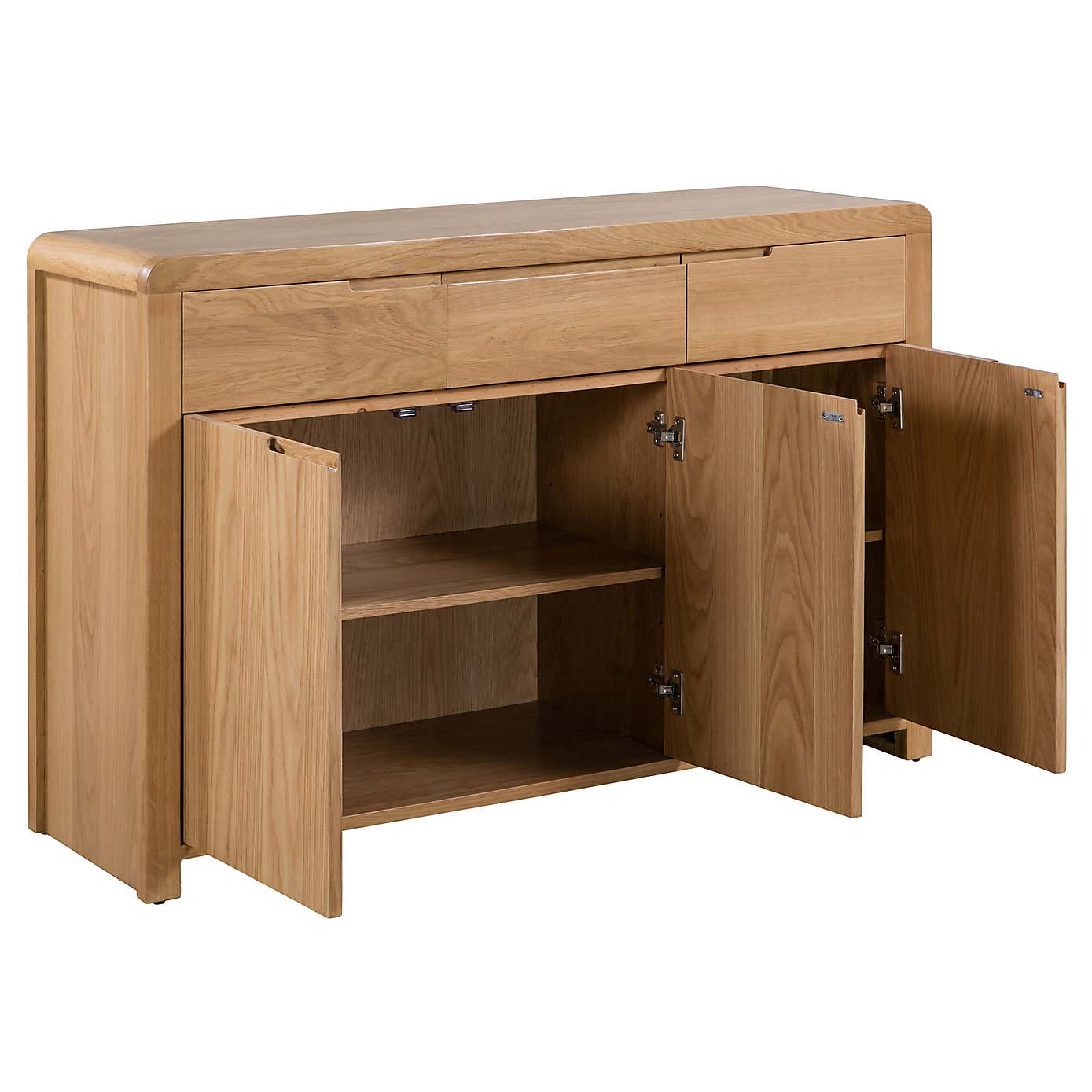 Curve Oak Sideboard