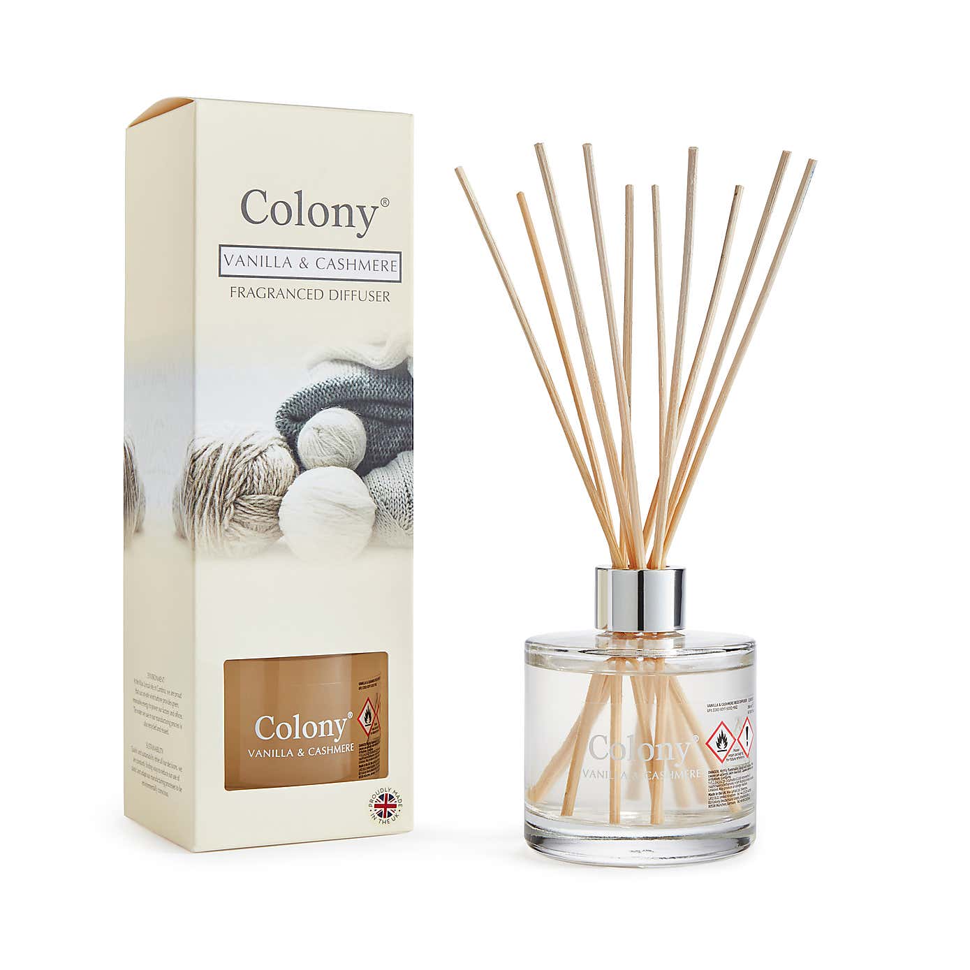 Colony Vanilla and Cashmere 200ml Diffuser