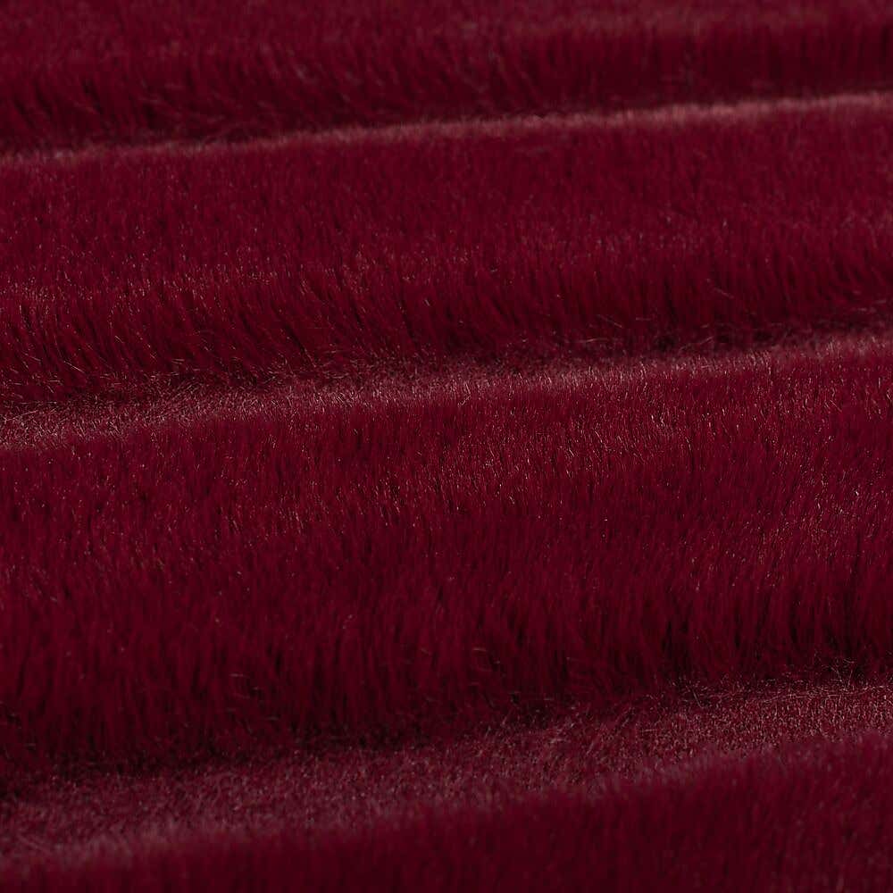 Supersoft Lush Geometric Fux Fur Arch Rug