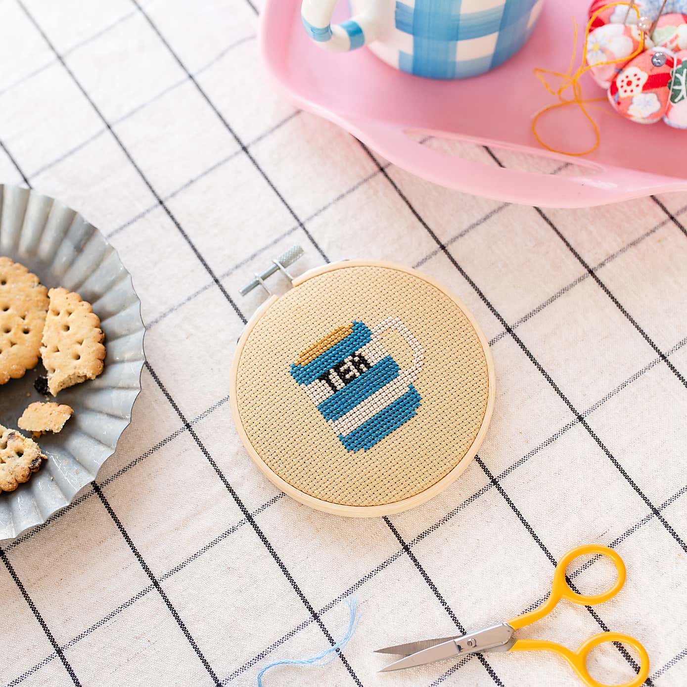 Cotton Clara Tea Cross Stitch Kit