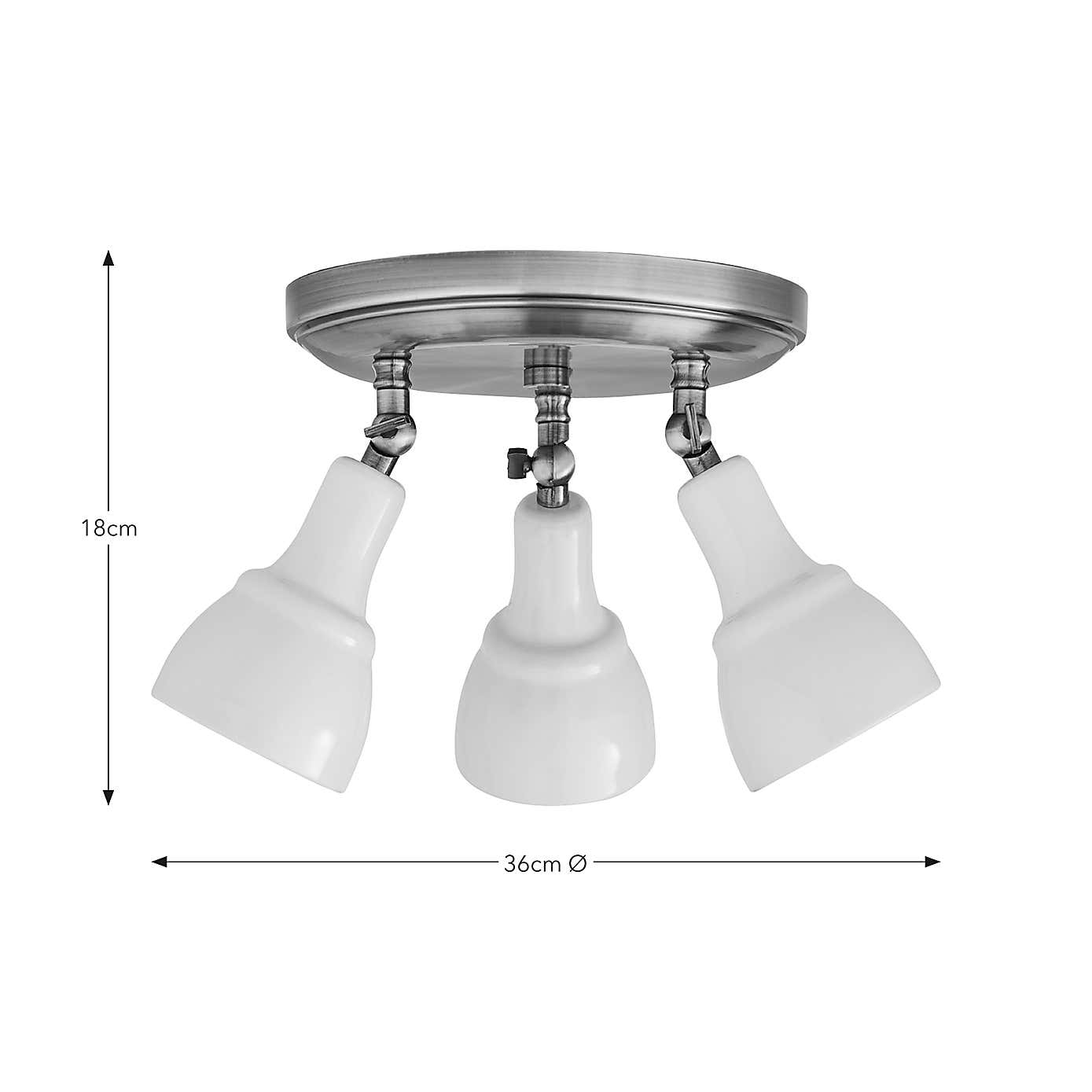 Wybridge 3 Light Dimmable Spotlight