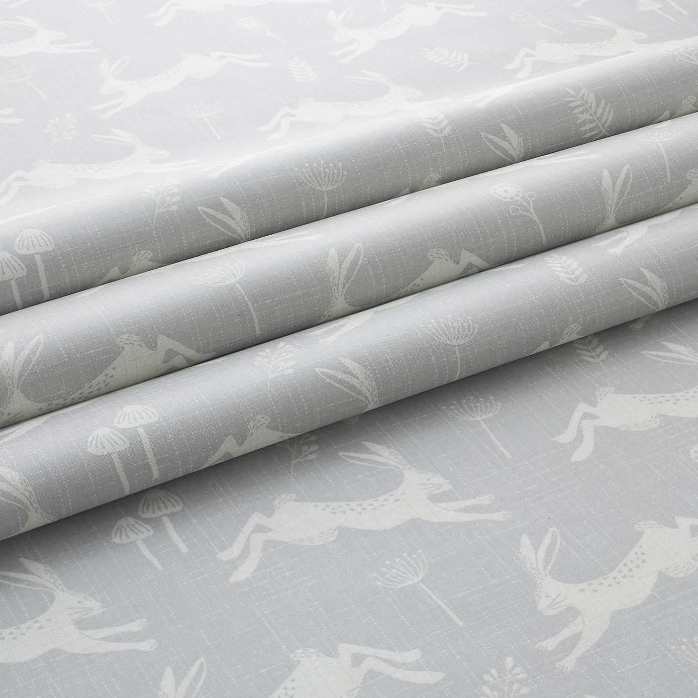 By the Metre Jumping Hare PVC