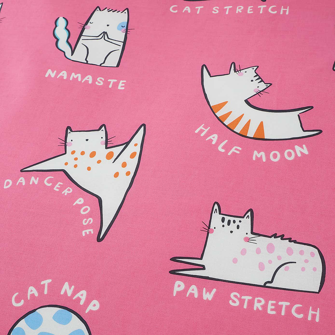 Yoga Cats Duvet Cover & Pillowcase Set
