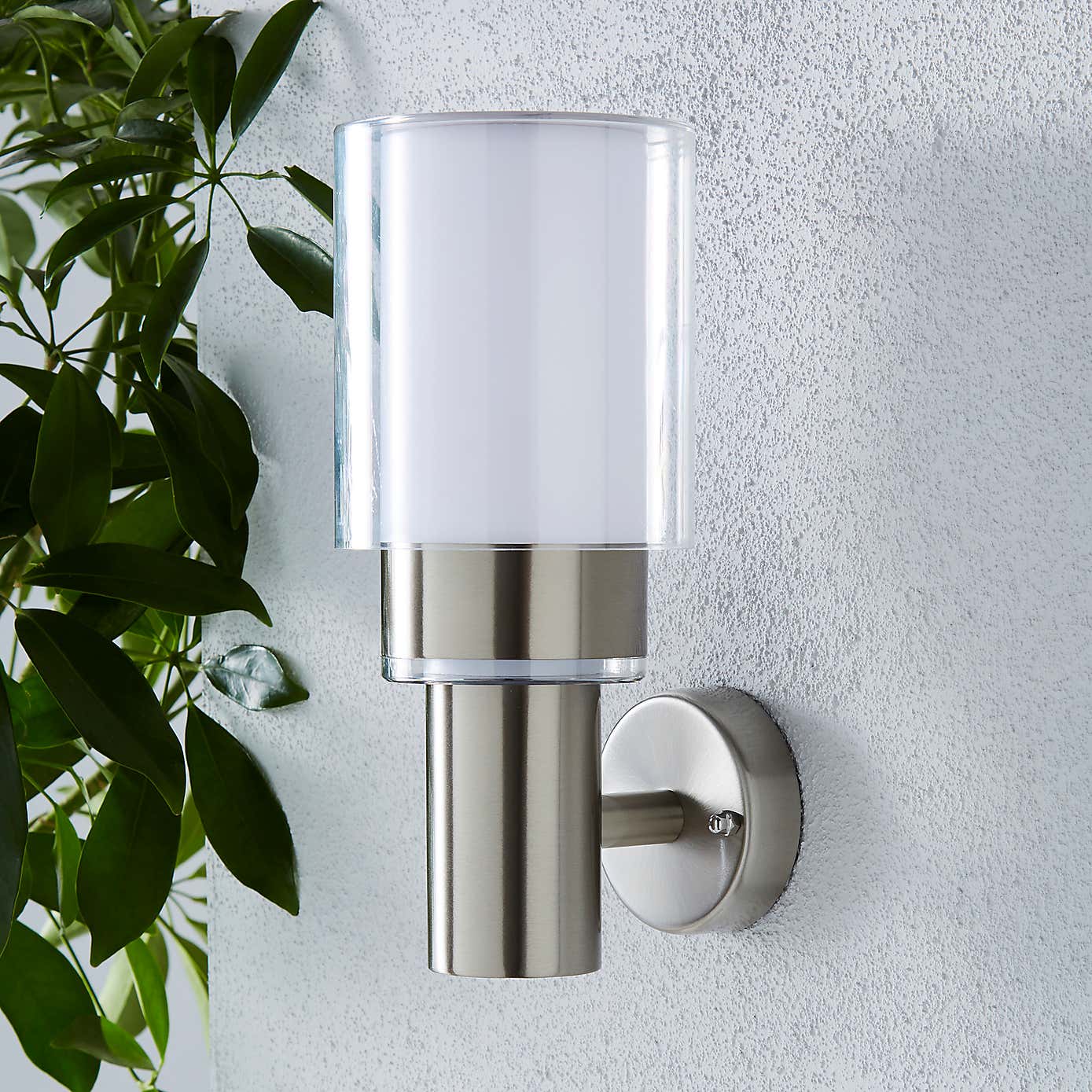 Adoni Steel Outdoor Wall Light