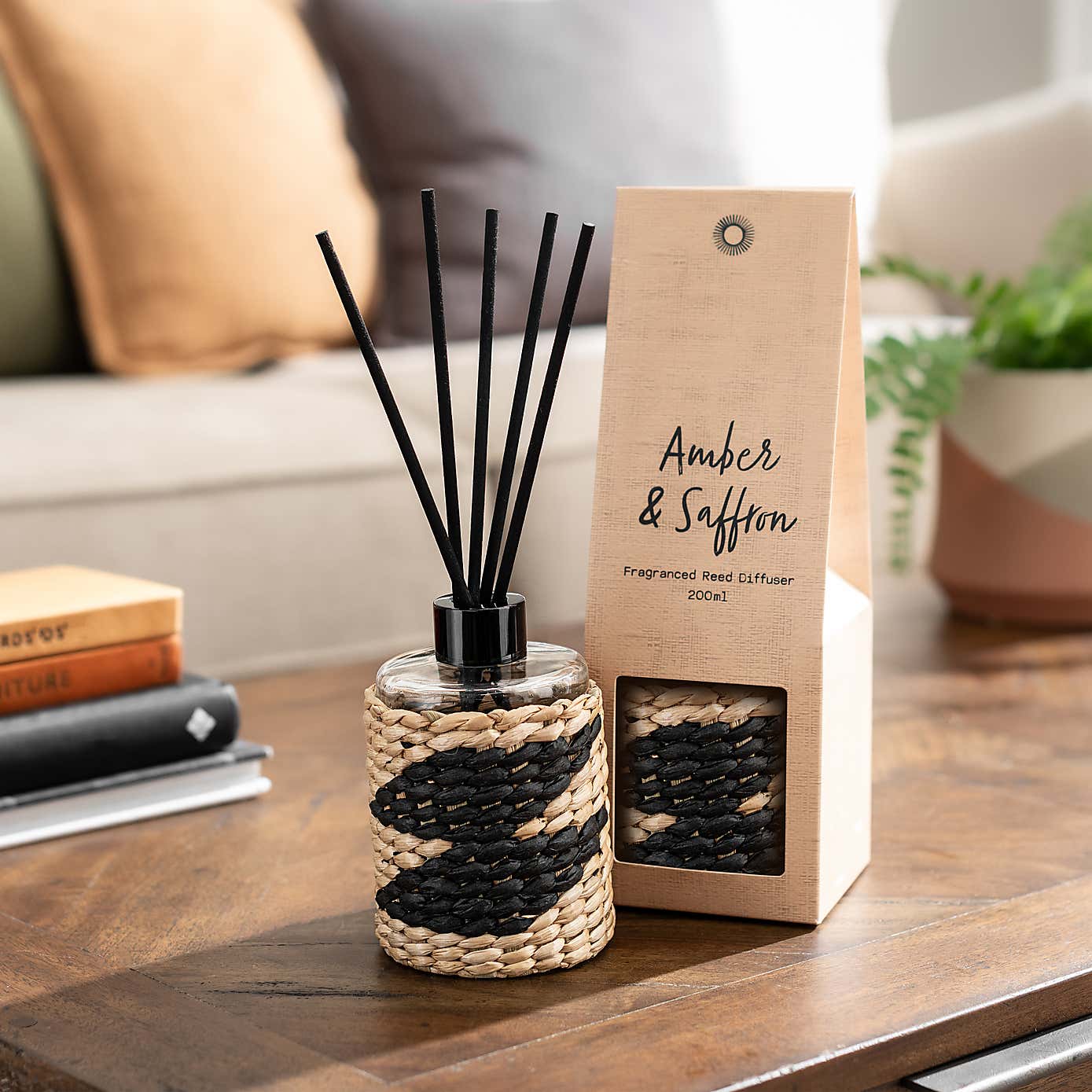 Woven Amber & Saffron Diffuser