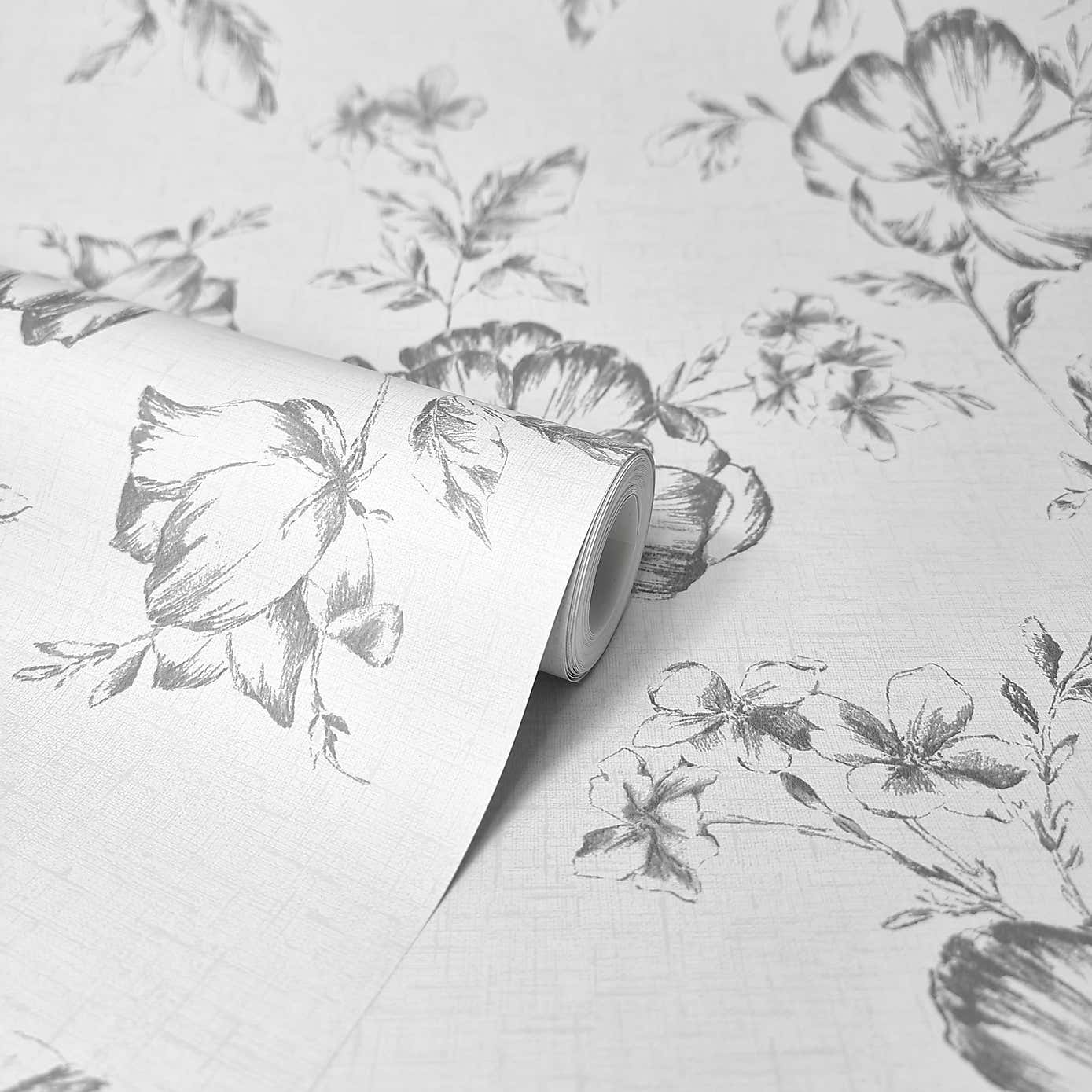 Pivoine Floral Wallpaper