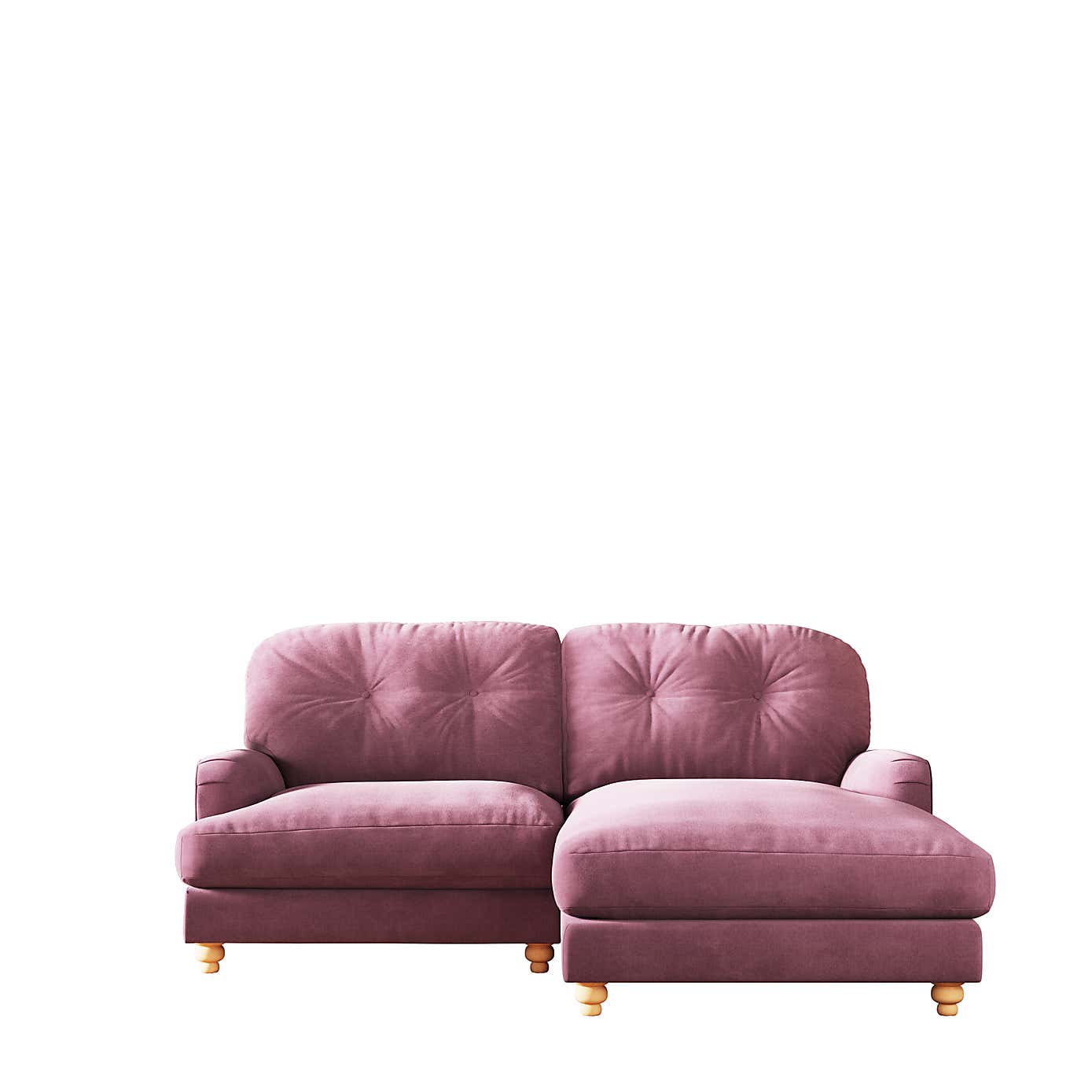 Martha Vintage Chenille Corner Chaise Sofa