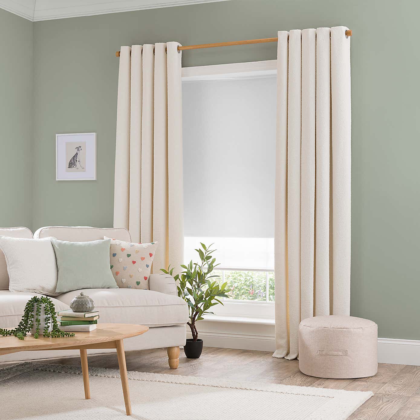 Luna and Sheer Duo Roller Blind