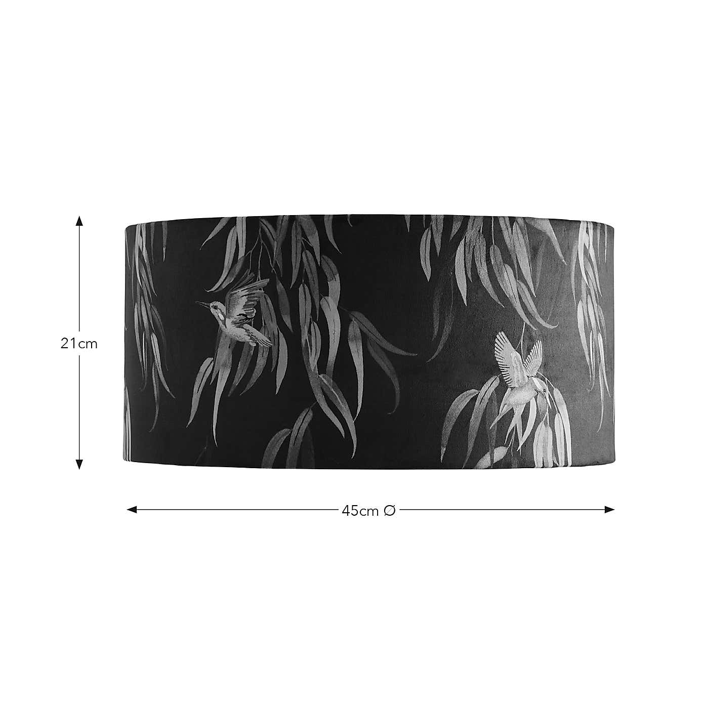 Kingfisher Drum Lamp Shade