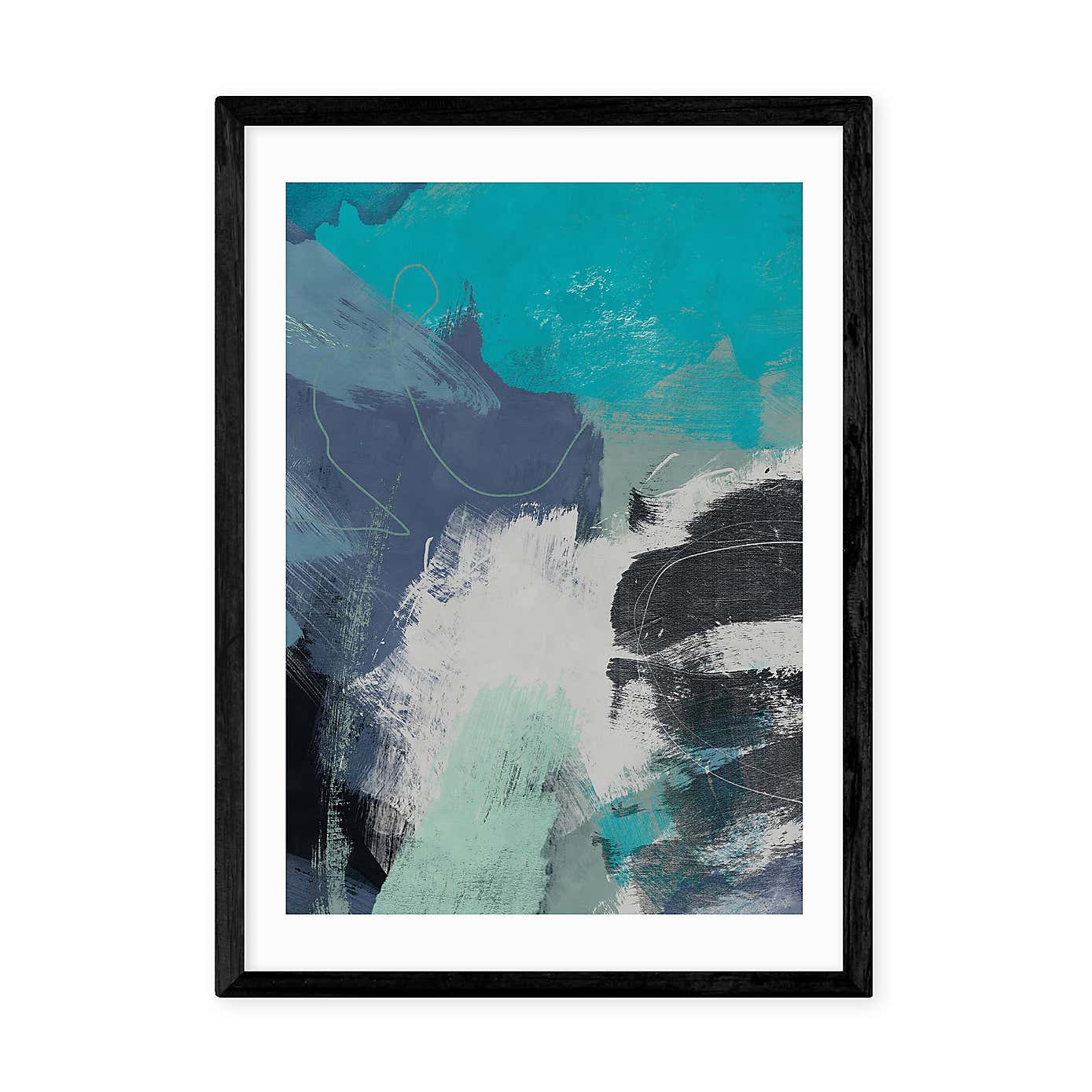 East End Prints Flood Waves by Ana Rut Bre Print