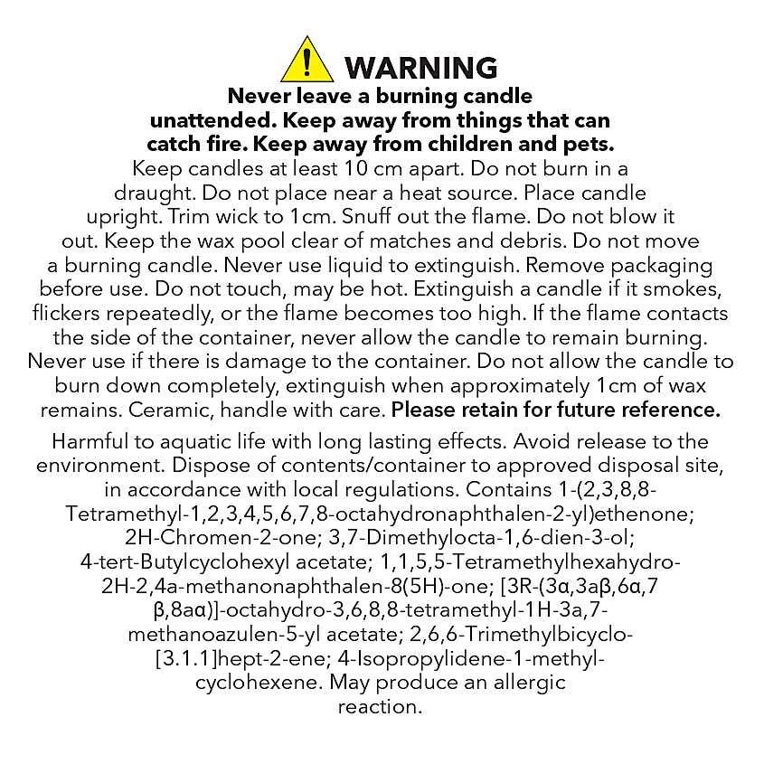 Churchgate Amber and Pine Crackle Candle