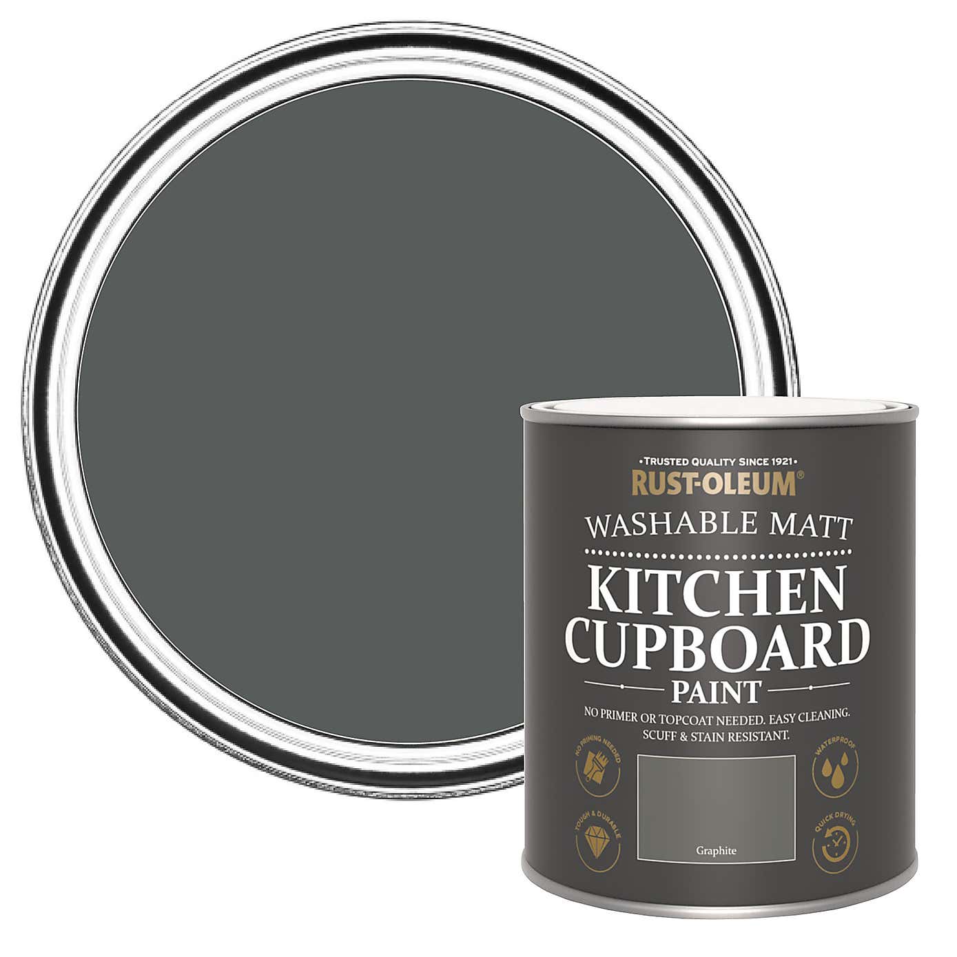 Rust-Oleum Matte Kitchen Cupboard Paint