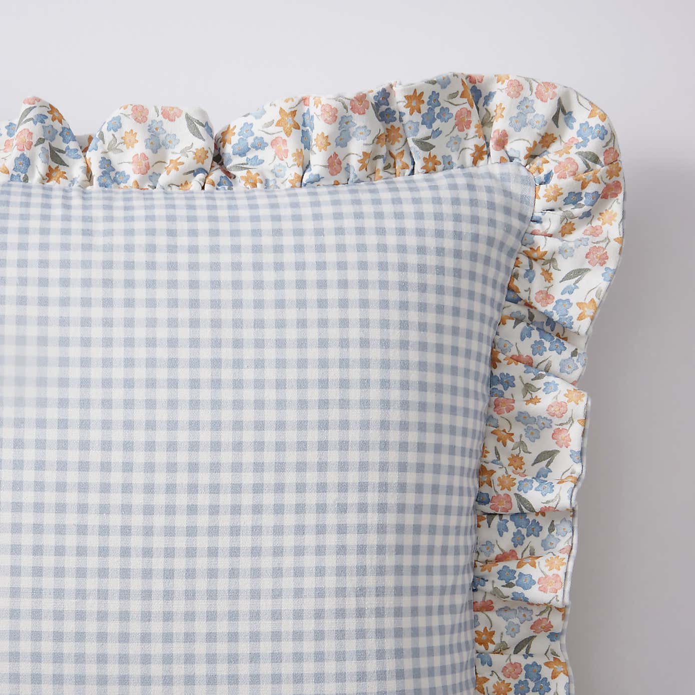 Elsie Gingham Square Cushion