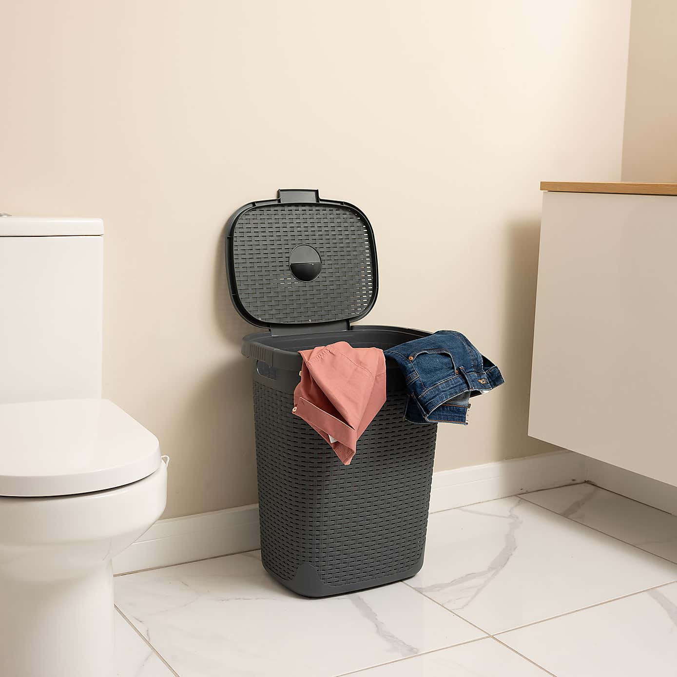 Addis 50L Natural Laundry Basket