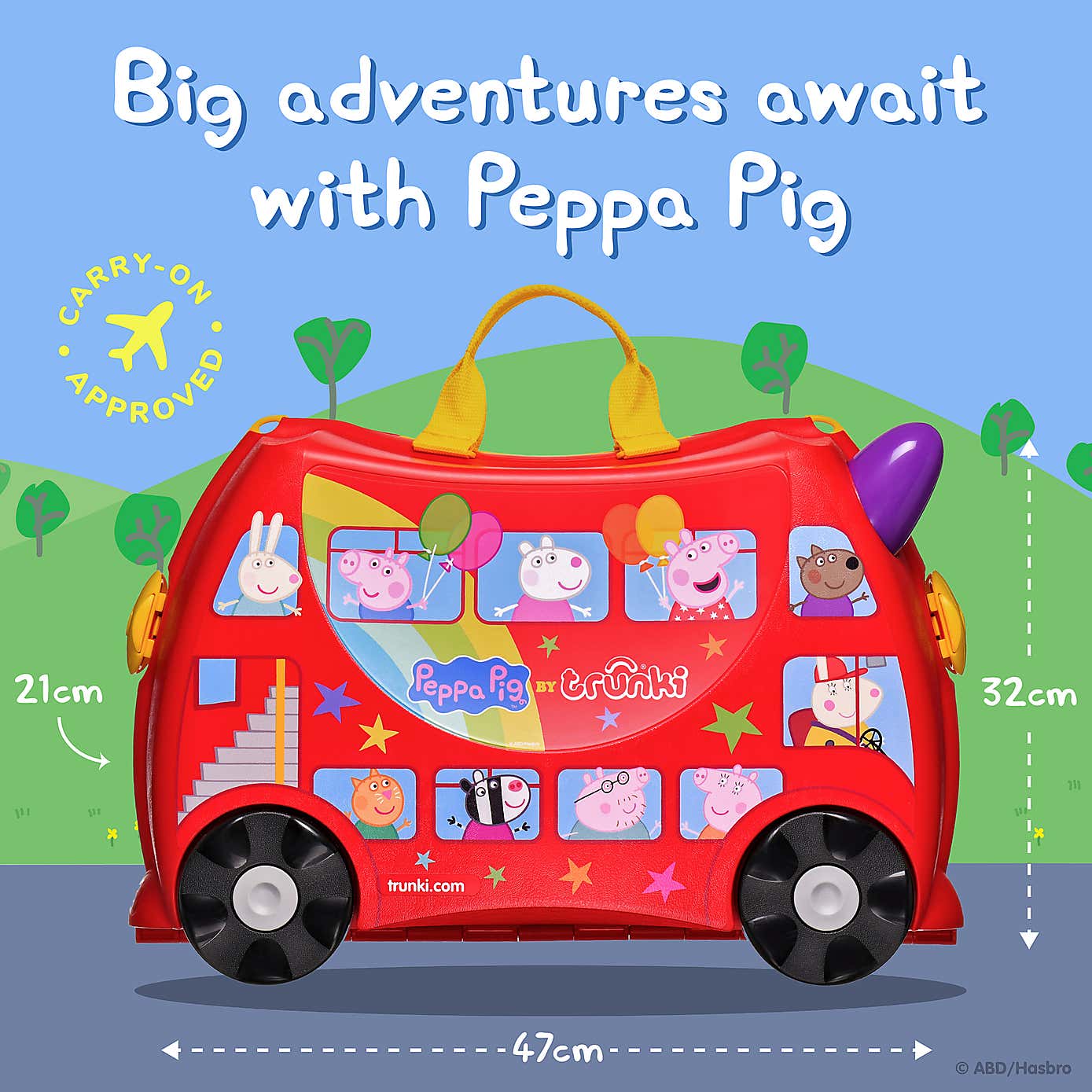 Trunki Peppa Pig Ride On Suitcase