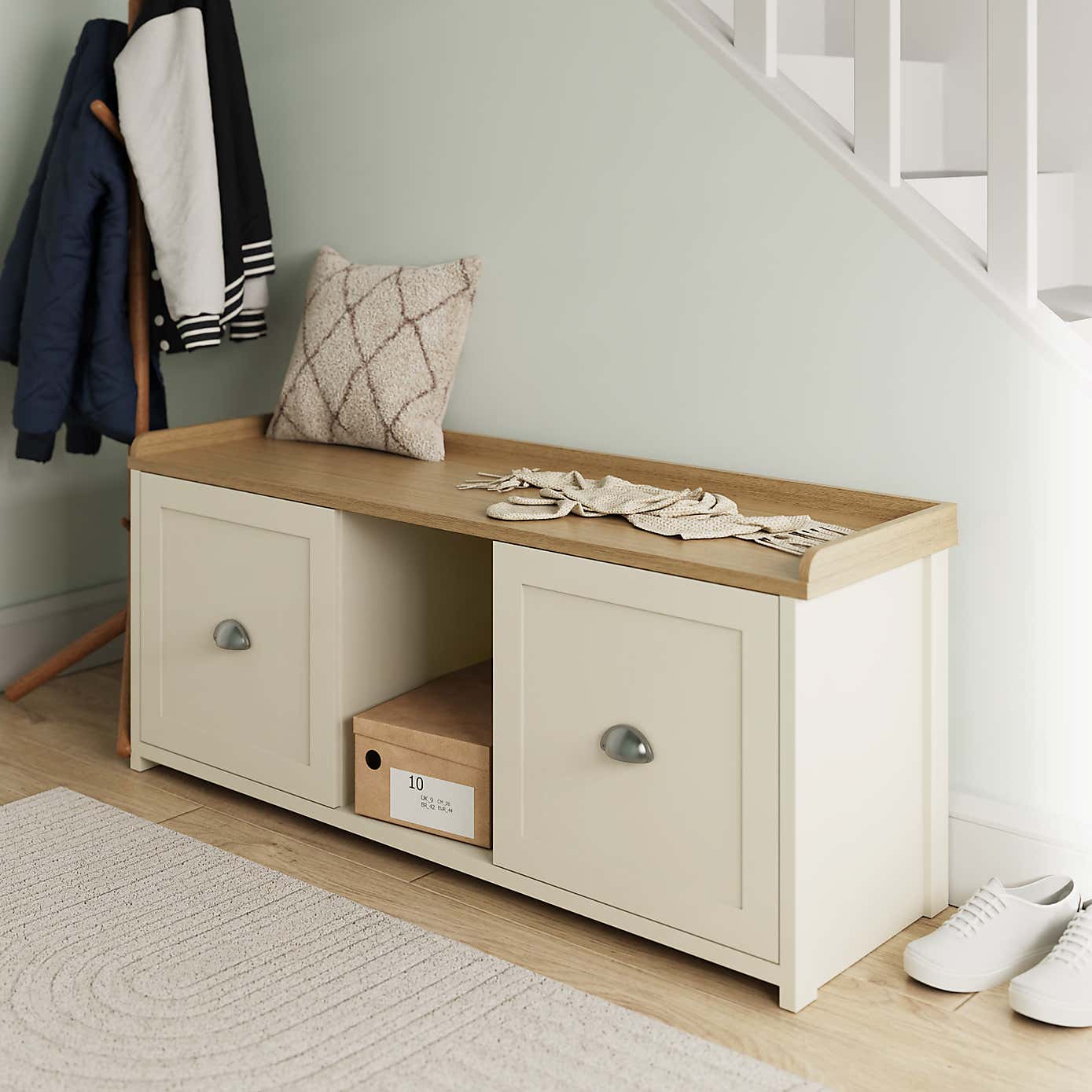 Lancaster Shoe Storage Bench