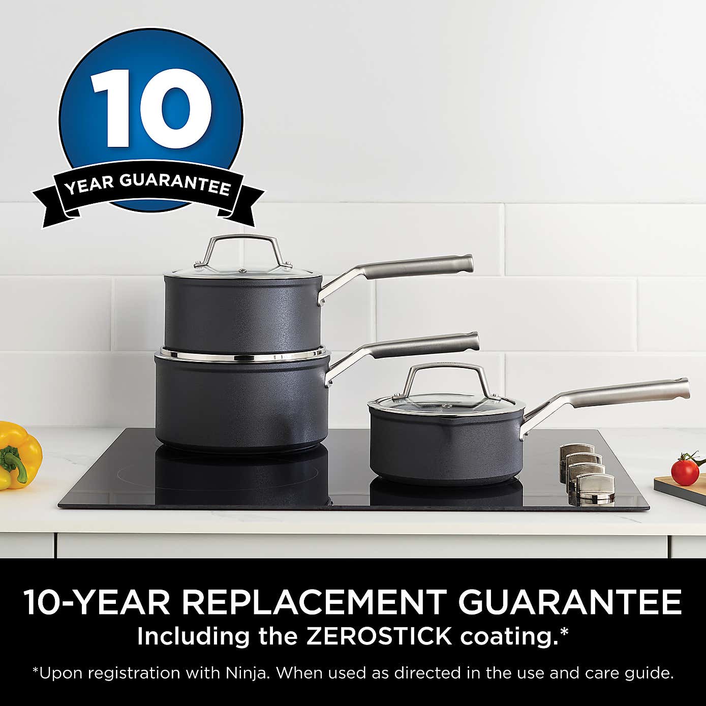 Ninja ZEROSTICK 3 Piece Pan Set