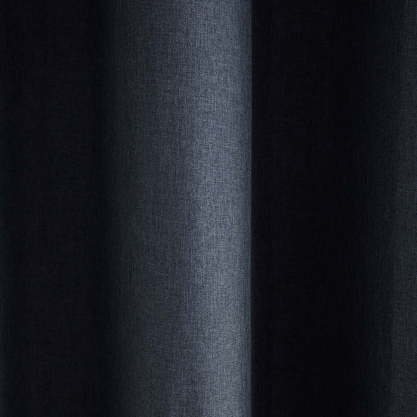 Berlin Blackout Eyelet Door Curtains
