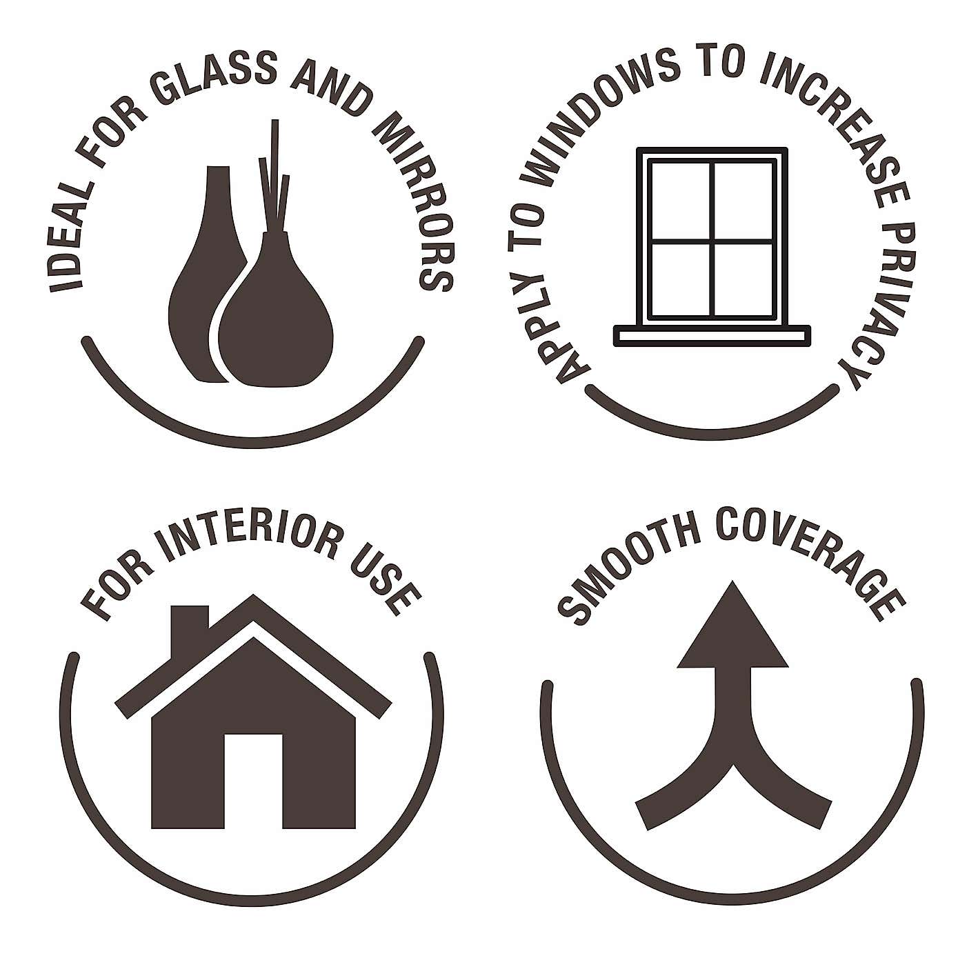 White 150ml Frosted Glass Spray Paint