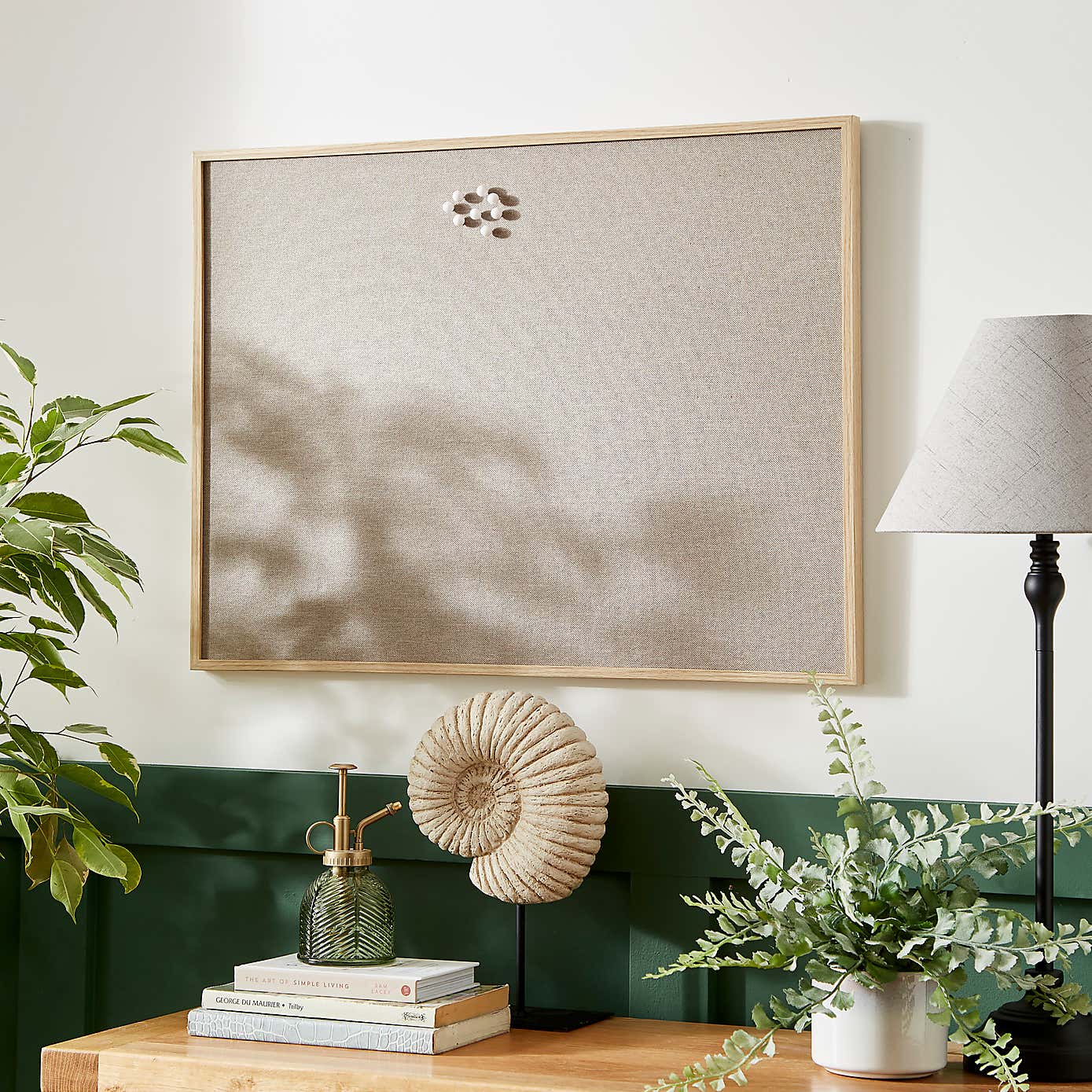 Linen Effect Pin Board