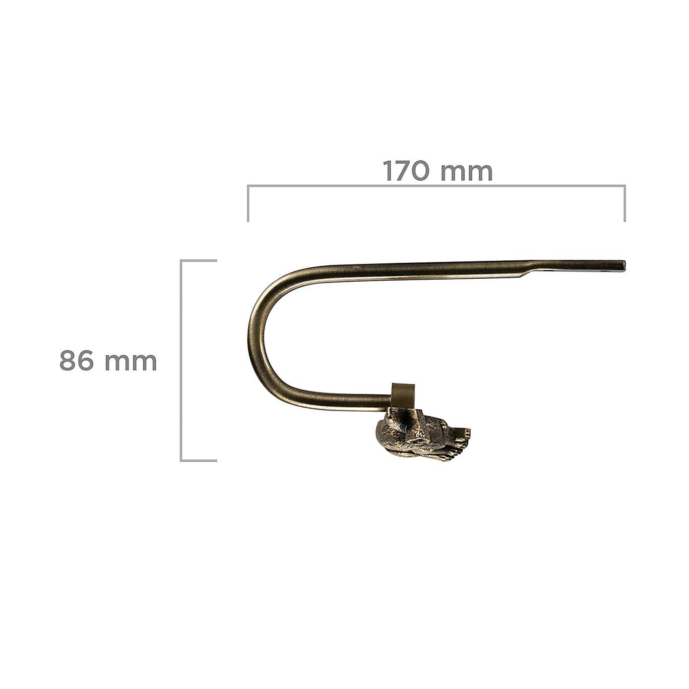 Pair of Hare Curtain Holdbacks