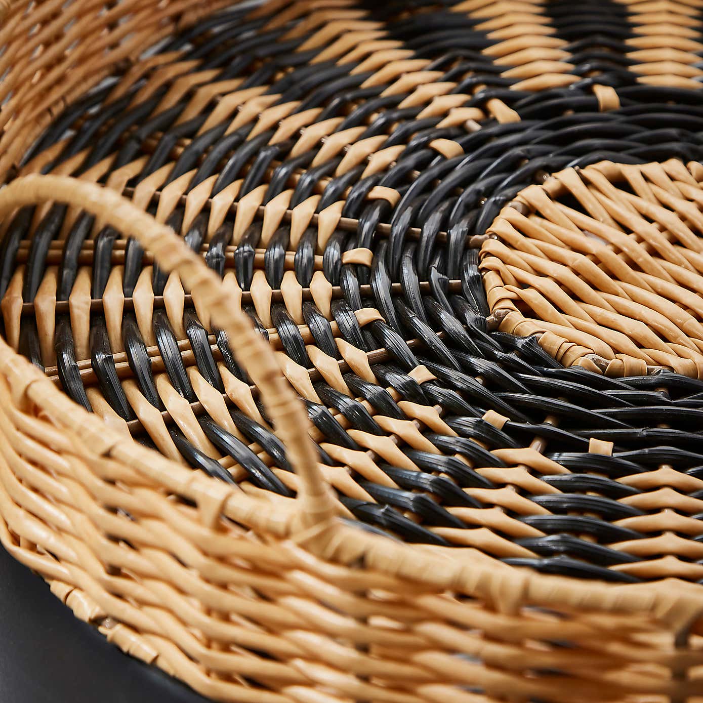 Woven Tray with Handles