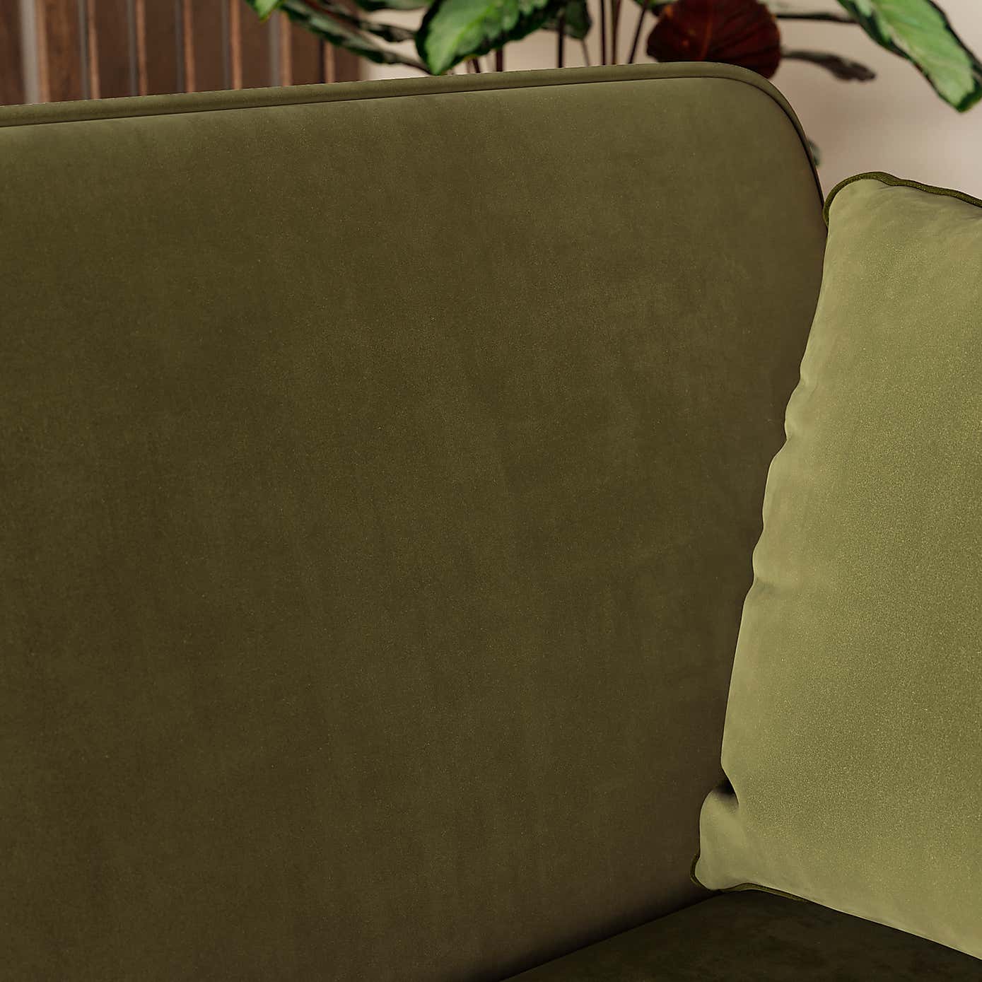 Lila Wicker and Velvet Clic Clac Double Sofa Bed