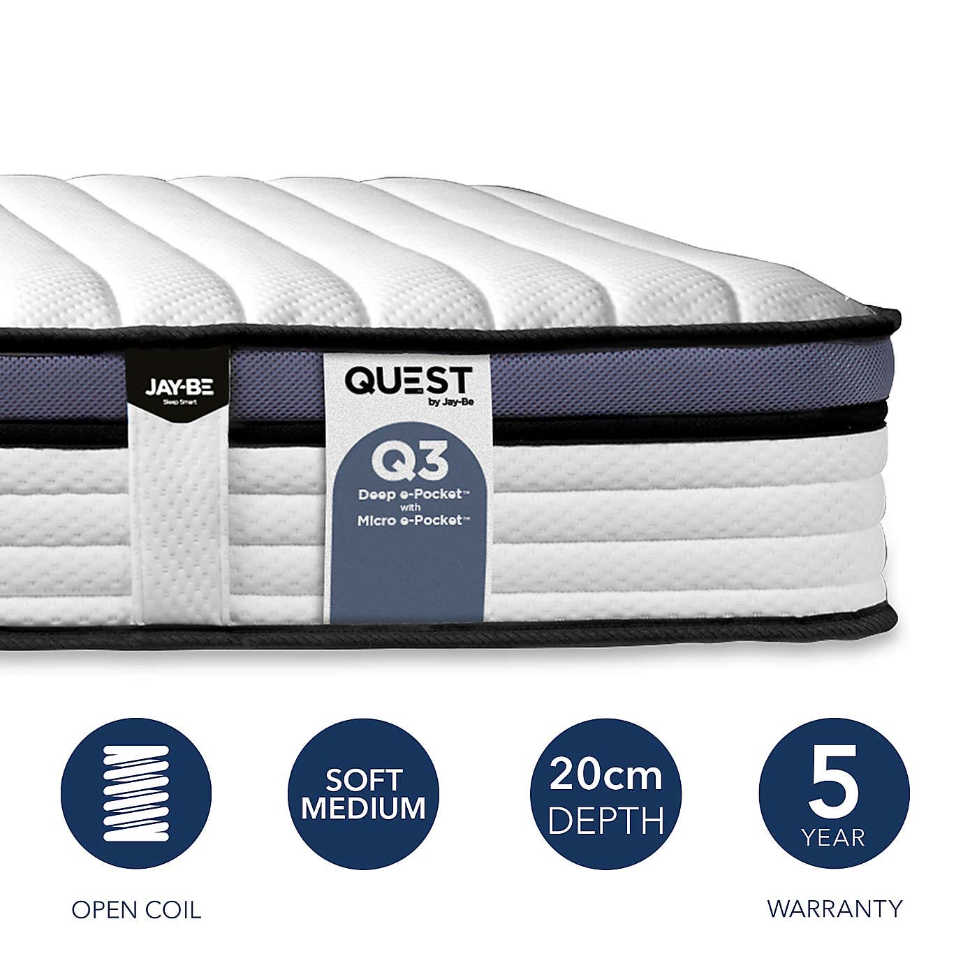 Jay-Be Quest Q3 Epic Comfort Mattress