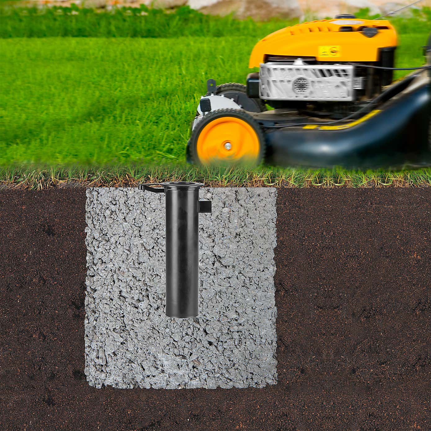 Brabantia 40 Metre 4 Arm Compact Rotary Washing Line with Free Cover