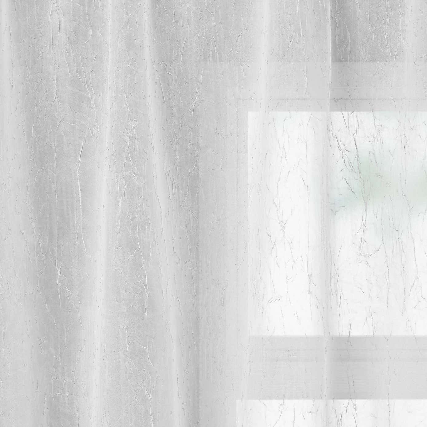 Crushed Slot Top Single Voile Panel