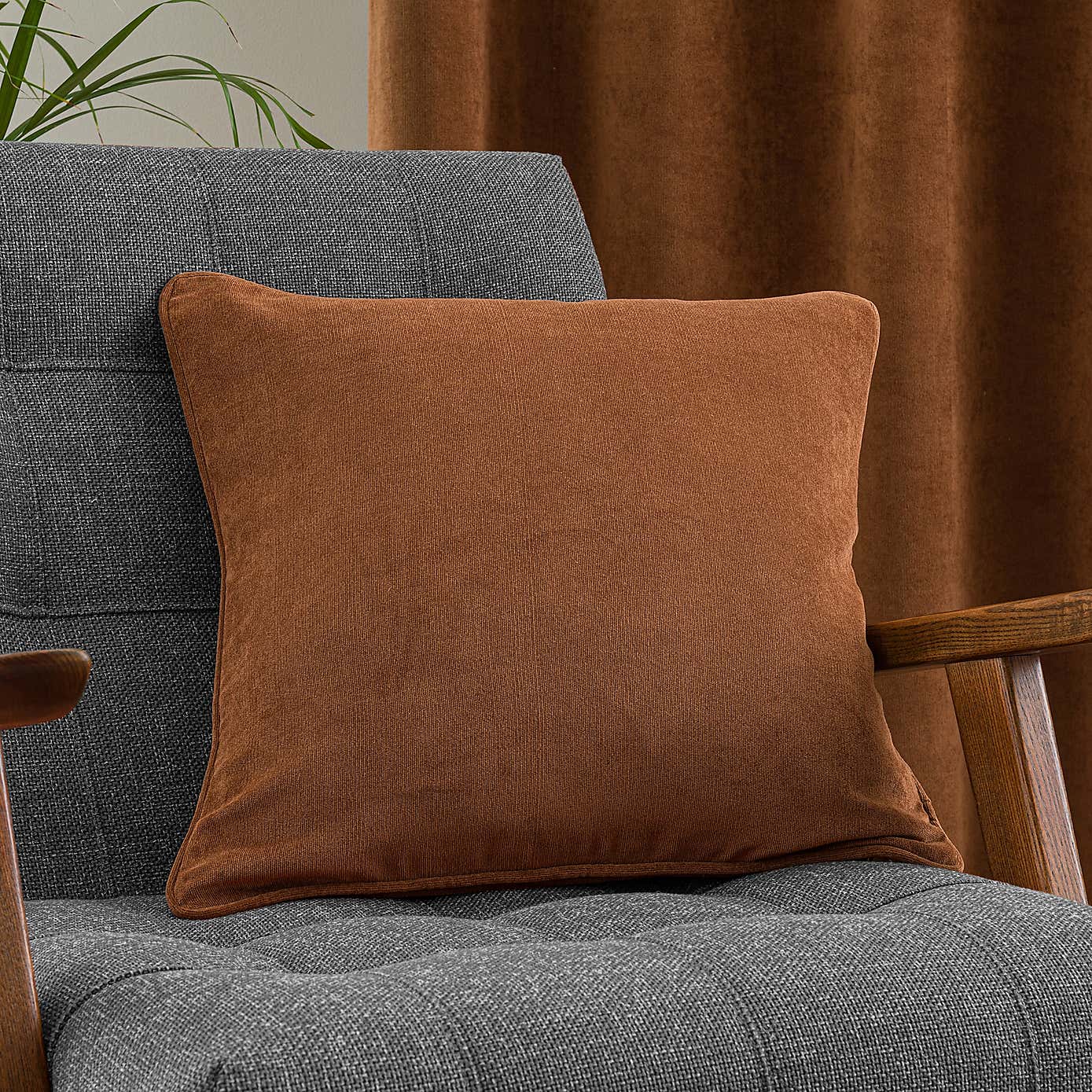 Margot Matt Velour Eyelet Curtains