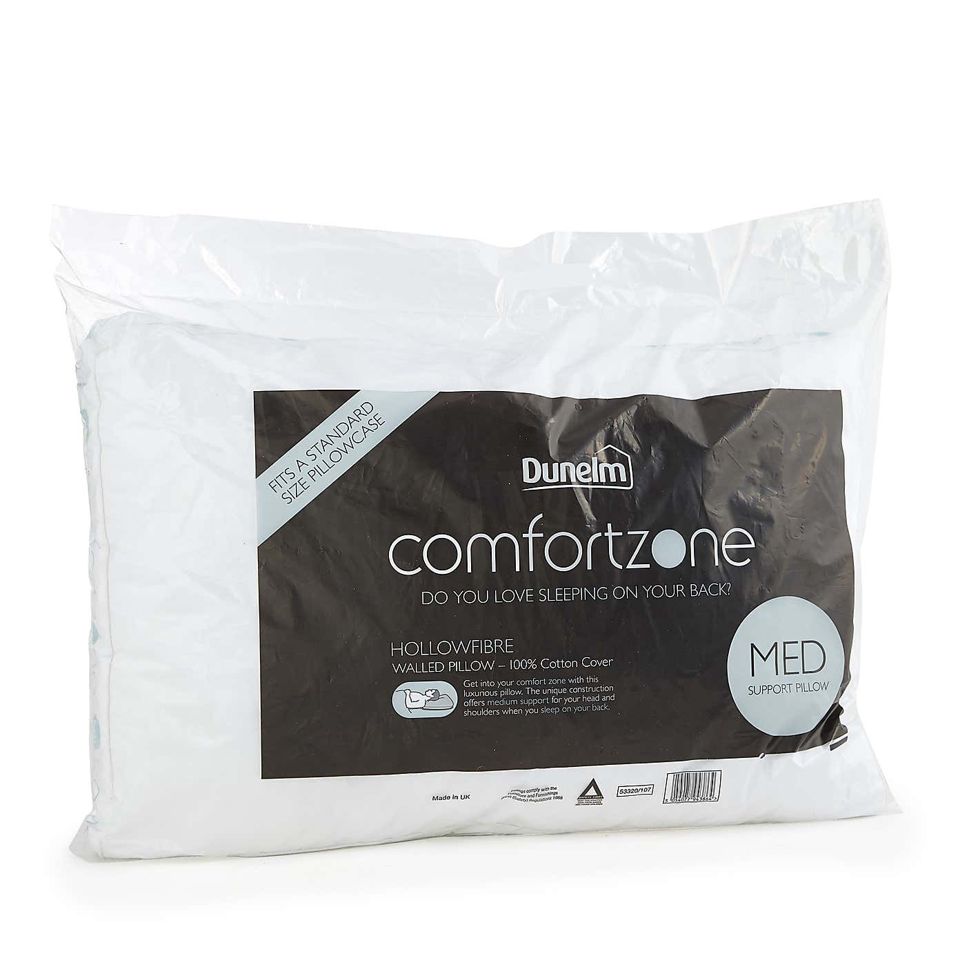 Comfortzone Back Sleeper Box Pillow