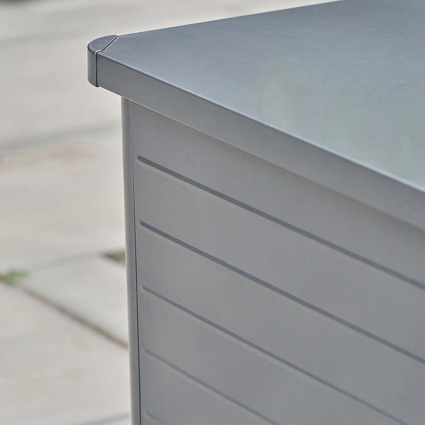 Pacific Lifestyle Rhode Island Small Galvanised Steel Cushion Box