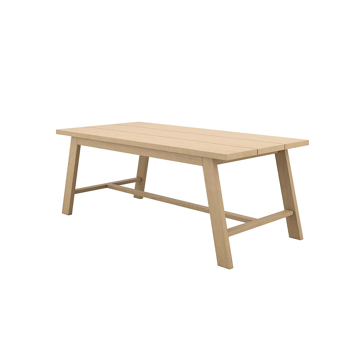 Bourton 8 Seater Dining Table, Latte