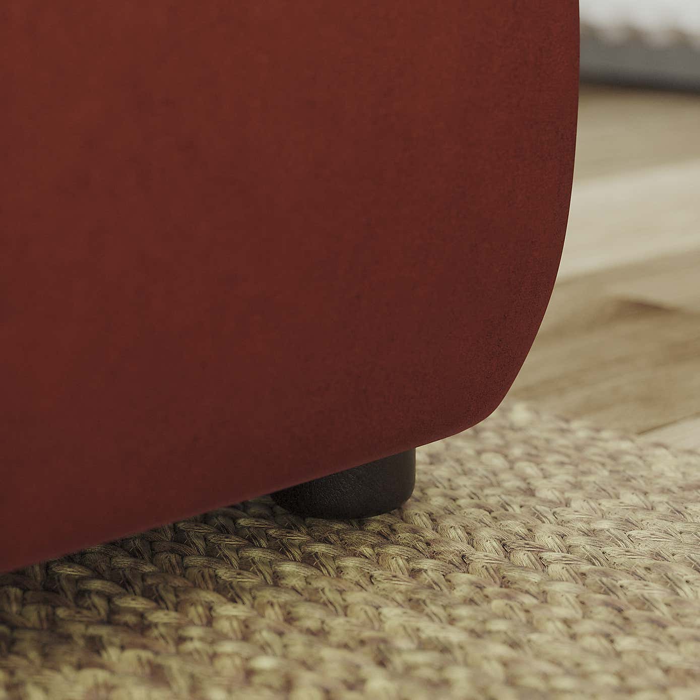 Blake Curved Arm Opulent Velvet Corner Chaise Sofa