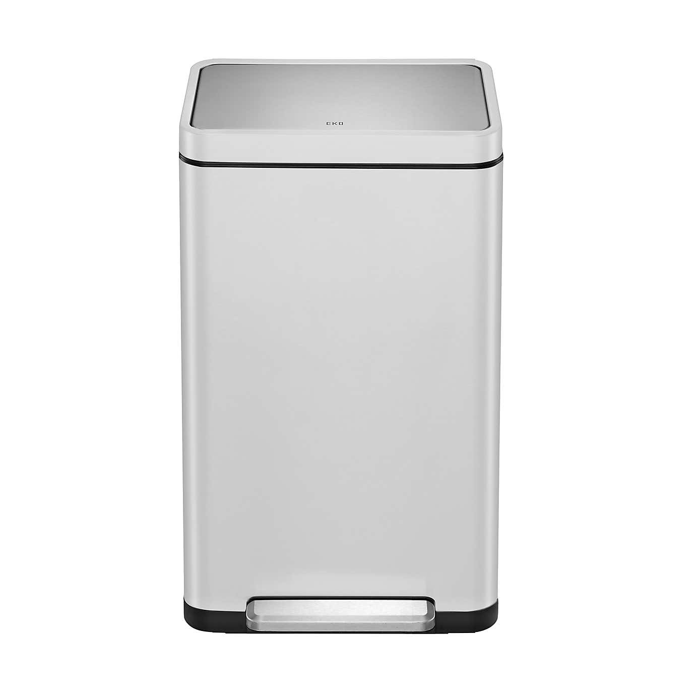 EKO X Cube 20/20L Stainless Steel Recycling Bin