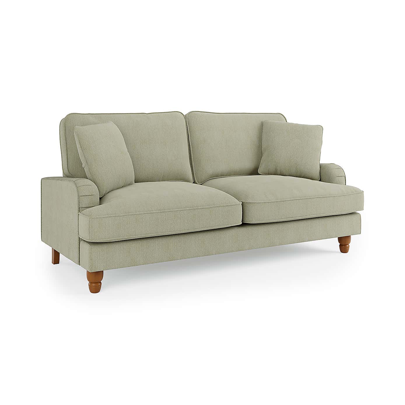 Beatrice Tonal Chenille 3 Seater Double Sofa Bed