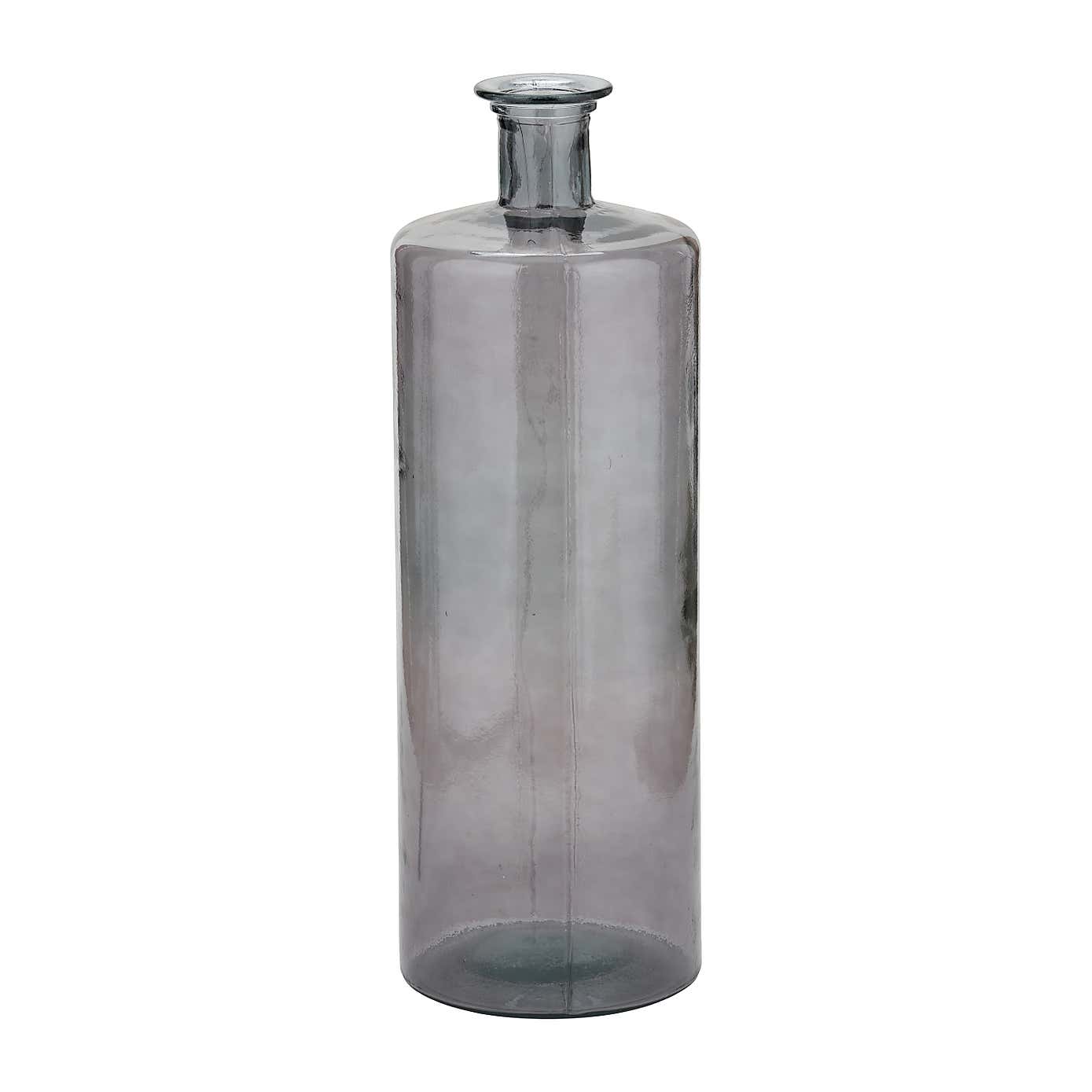 Tall Recycled Glass Bottle Vase