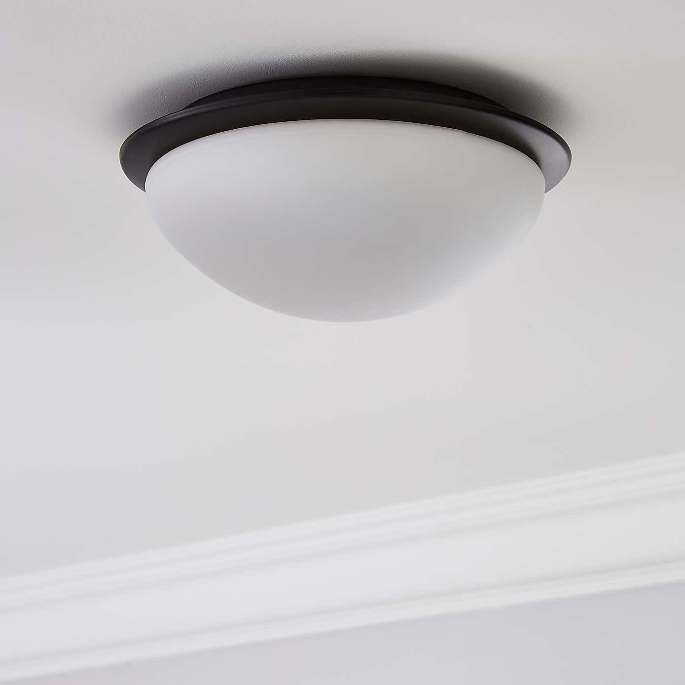 Lotto Bathroom Flush Ceiling Fitting