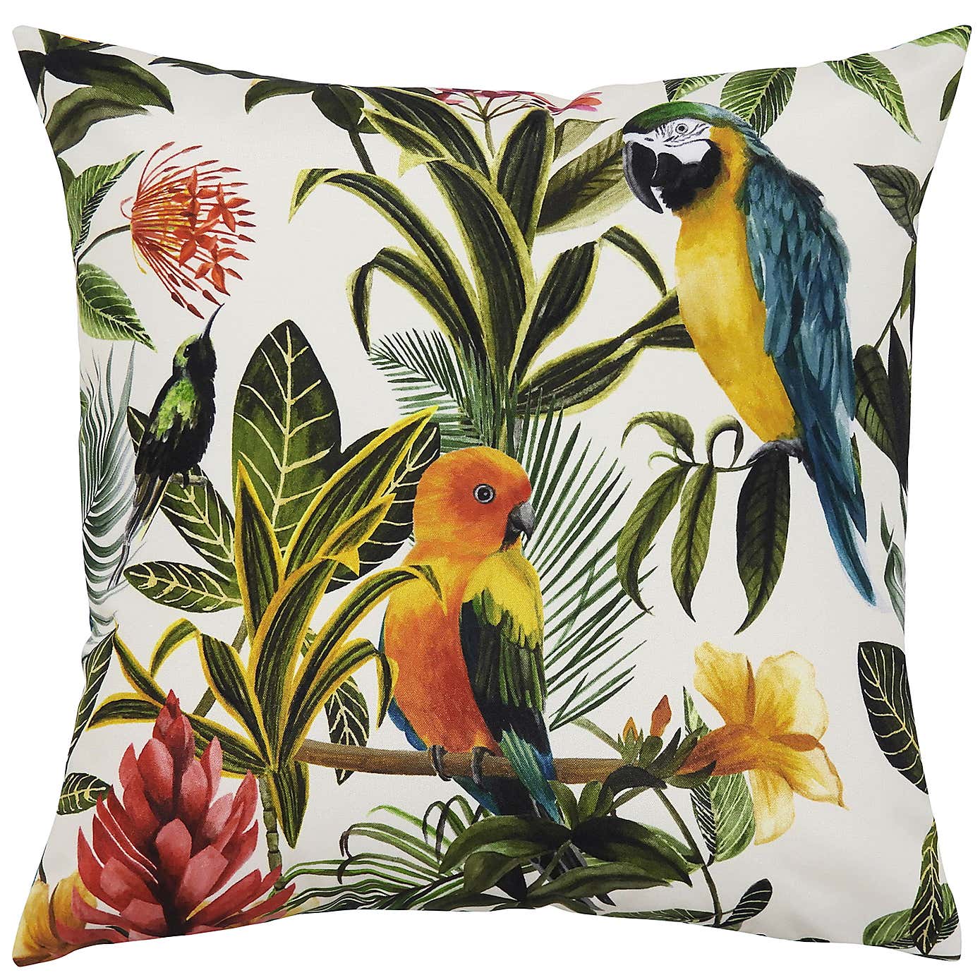 Parrots Multicoloured Outdoor Cushion