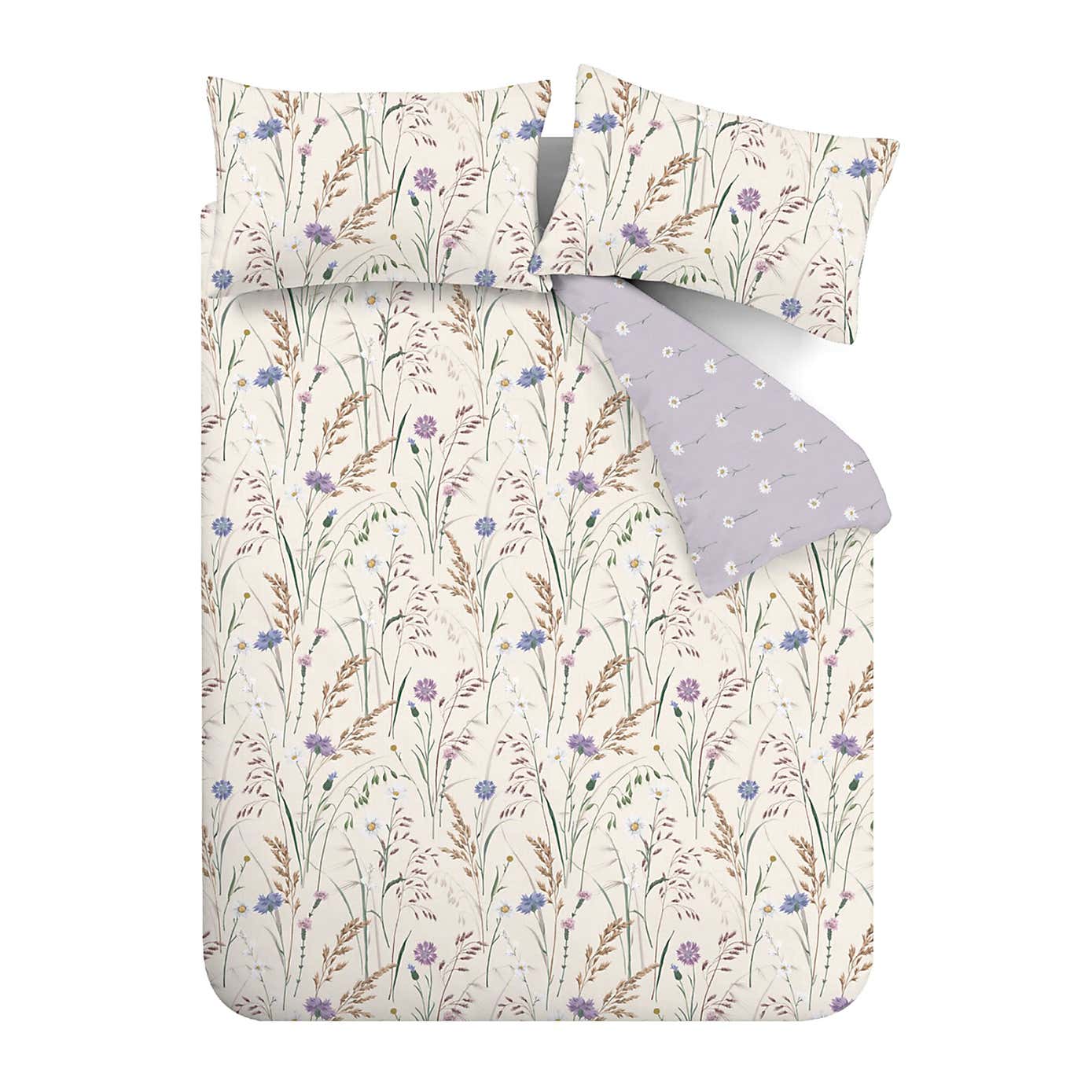 Catherine Lansfield Grasmere Floral Reversible Duvet Cover & Pillowcase Set