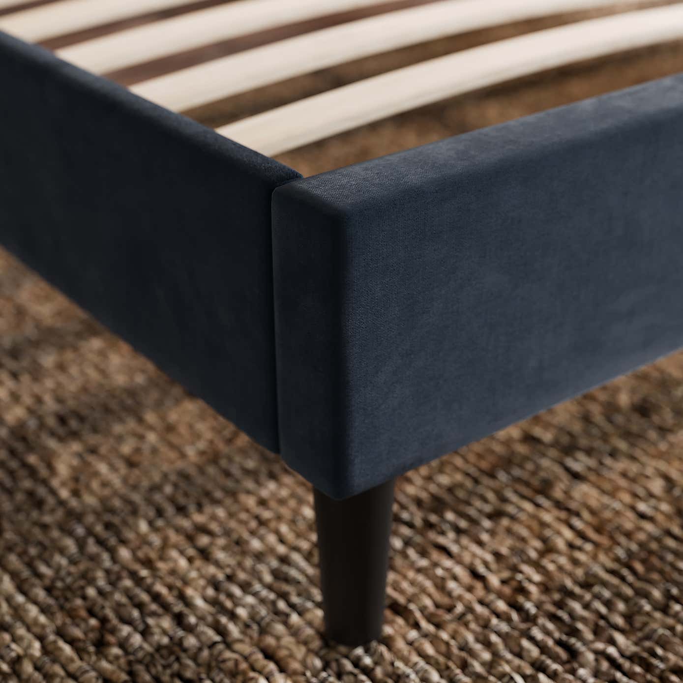 Alara Pleated Velvet Bed