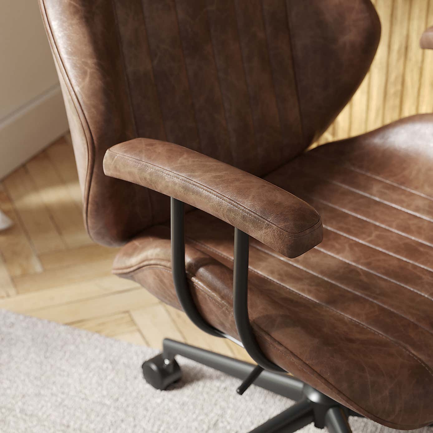 Clement Faux Leather Office Chair