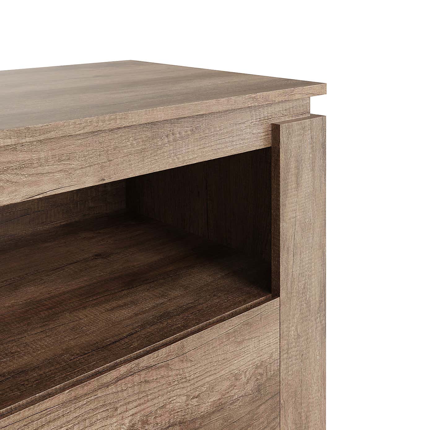 Canyon Oak 2 Drawer TV Stand for TVs up to 44"