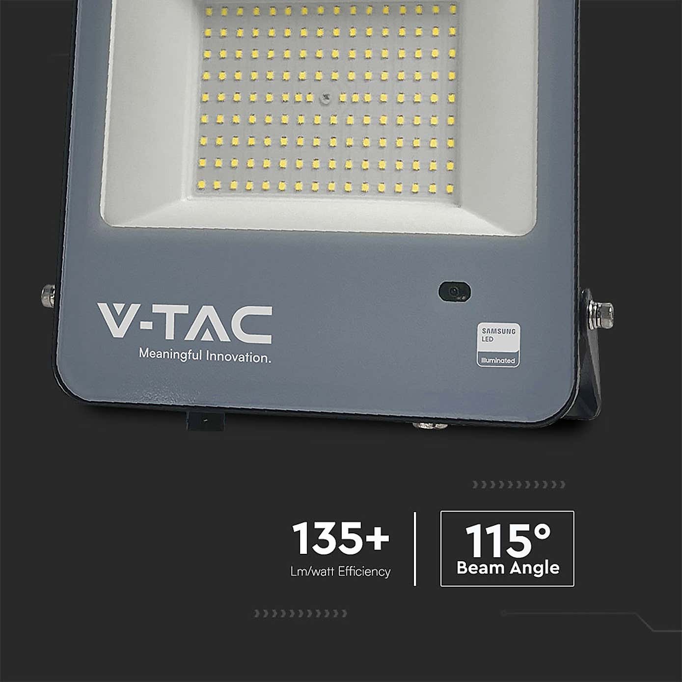 V-TAC 100W LED Floodlight Outdoor Sensor Wall Light